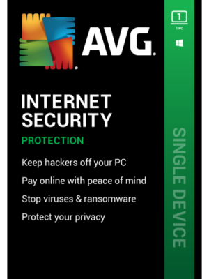 AVG Internet Security 2026, 1 PC - Windows, 1 Year (DOWNLOAD VERSION BY EMAIL)