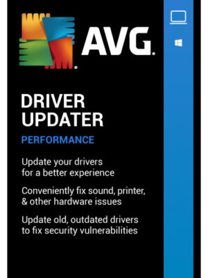 AVG Driver Updater 2026, 3 PCs, 1 Year (DOWNLOAD VERSION BY EMAIL)