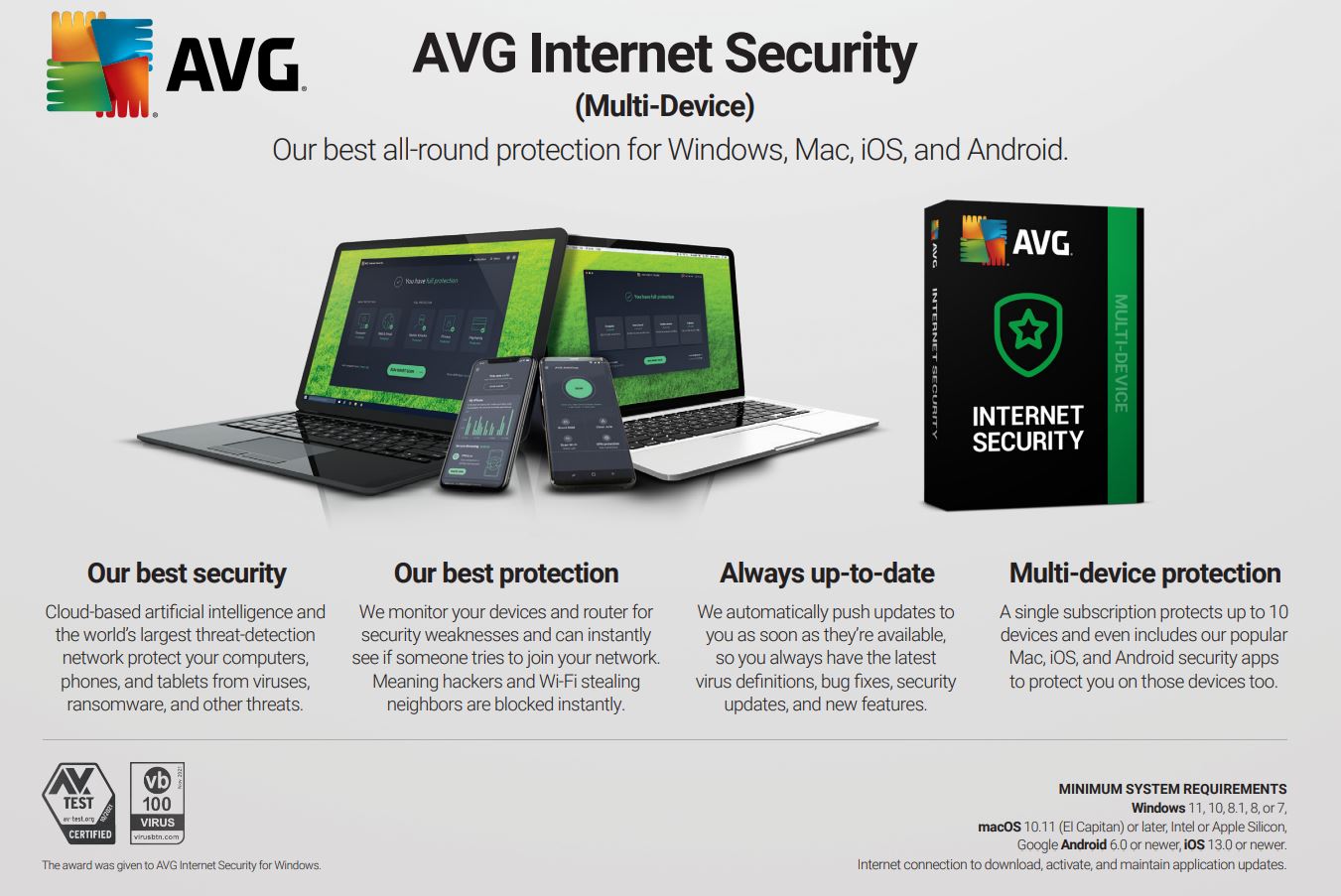AVG Internet Security 2026, 3 PCs - Windows, 1 Year (DOWNLOAD VERSION BY EMAIL) - Image 2