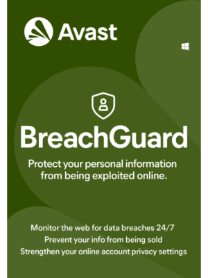 Avast BreachGuard 2026, 1 PC, 1 Year (DOWNLOAD VERSION BY EMAIL)