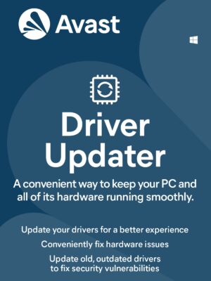 Avast Driver Updater 2026, 1 PC, 3 Years (DOWNLOAD VERSION BY EMAIL)