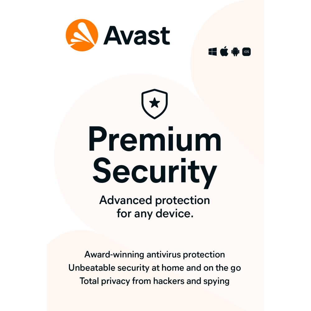 Avast Premium Security 2026, 10 Devices, 1 Year (DOWNLOAD VERSION BY EMAIL)