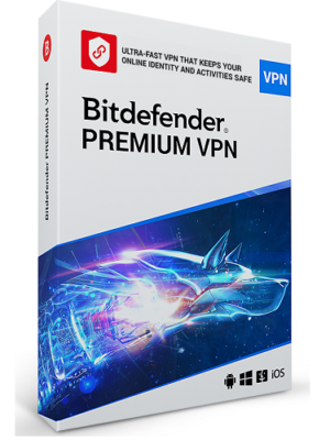 Bitdefender PREMIUM VPN Unlimited 2026, 10 Devices | 1 Year LATEST DOWNLOAD VERSION (UK ONLY)